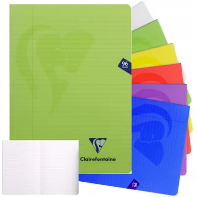 Image de Clairefontaine Mimesys A4 48 feuilles lin+R noir