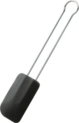 Image de Rösle Spatule à pâte en silicone noir 26 cm