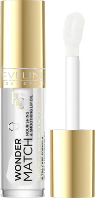 Zdjęcie produktu dla Eveline Cosmetics Wonder Match – błyszczyk, błyszczące wykończenie, krycie, Odcień 01 - Clear