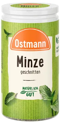 Zdjęcie produktu dla Ostmann mięta cięta uniwersalna przyjemnie aromatyczna Opakowanie 12g