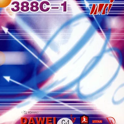 Produktbild von DAWEI 388C-1 (2.0 mm - schwarz) | Tischtennisbelag