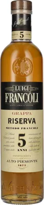 Produktbild von Luigi Francoli Grappa Riserva 5 Years 700ml 41,5% Vol.