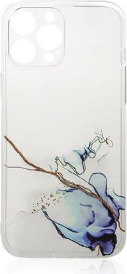 Produktbild von Hlle Marble fr iPhone 12 Pro, blau