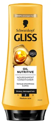 Imagen del producto de Gliss, acondicionador nutritivo con aceite, para mujeres, 200 ml - Schwarzkopf