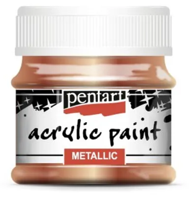 Produktbild von PENTART Metallic-Acrylfarbe 50 ml ANTIKES KUPFER