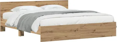 Produktbild von Bettrahmen Artisan-Eiche 203 x 185 x 70 cm Holzwerkstoff
