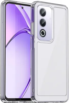 Produktbild von Schutzhülle für Oppo A3 Pro Klar Rückseite Stoßfeste TPU Silikon Bumper Hülle Transparent