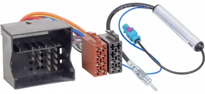 Radioadapterset Quadlock/ISO + Fakra/DIN, 0,2 m, Phantomeinspeisung