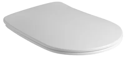 Productafbeelding van Kerasan NOLITA toiletbril, SLIM model, met zachte sluiting, wit