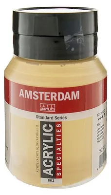 Produktbild von Amsterdam Standard Series Acrylfarbe 500 ml - 802 Hellgold