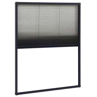 Immagine prodotto di Zanzariera Plissettata Finestre Alluminio Antracite 60x80 cm
