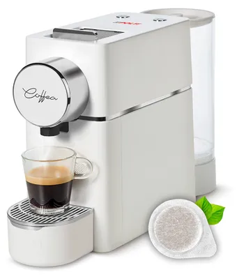 Immagine prodotto di Polti Coffea S18W, Macchina da caffè a capsule, 0,85 l, Capsule di caffè, 1400 W, Argento, Bianco