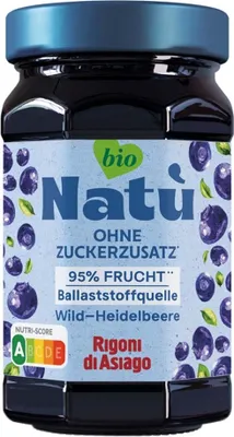 Produktbild von Natù - Wild-Heidelbeere Fruchtaufstrich 240g 6er Pack