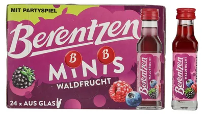 Image de Berentzen Waldfrucht Minis 16% Vol. 24x0,02l