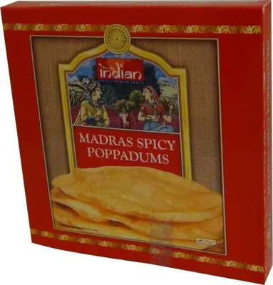 Zdjęcie produktu dla Truly Indian Madras Spicy Poppadums 112g