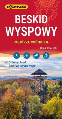 Zdjęcie produktu dla Beskid Wyspowy Pogórze Wiśnickie 1:50 000