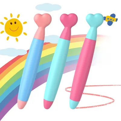 Immagine prodotto di Set di 3 penne touch screen per bambini, con punte in gomma morbida