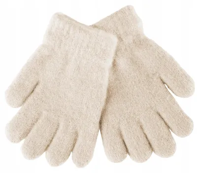 Productafbeelding van Kinderhandschoenen, 15 cm – beige handschoenen – handschoenen met vijf vingers – dunne handschoenen