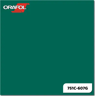 Produktbild von Plotterfolie ORACAL 751C-607G Türkisgrün glänzend 31,5 x 20 cm