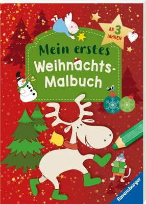 Image de Ravensburger Buch Kreativität Mein erstes Weihnachts-Malbuch 48925