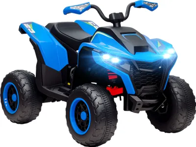 Produktbild von AIYAPLAY Elektro Quad für Kinder 12V Elektro Kinderquad mit 2 Motor, 3-6km/h Kinder Quad mit Federung, LED-Leuchte, Kinderauto mit USB, Musik für 3-8 Jahre Kinder, Blau