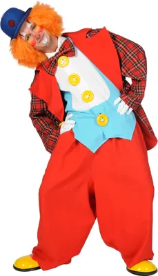 Produktbild von T405-M bunt Herren Clown Kostüm Anzug Gr.M=50