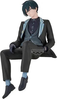Zdjęcie produktu dla BANPRESTO - Figurkuła Blue Lock Yoichi Rin Itoshi 13cm - Kolekcjonerska Figurina