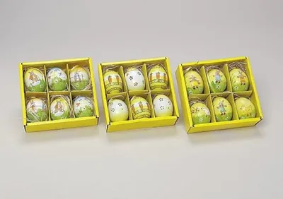 Produktbild von Osterei Naturostereier handbemalt 6teilig Stückpreis