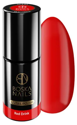 Produktbild von Boska Nails UV/LED Hybrid-Nagellack Divine Red Drink Nr. 332 6 ml