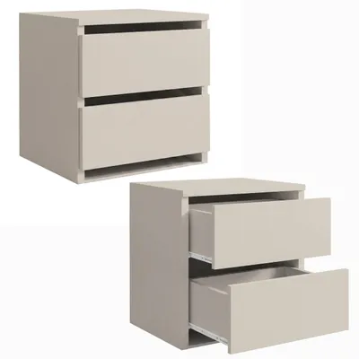 Produktbild von BEAUTYSOFA | Schubkasteneinsatz SMART II 40 cm Kaschmir – Kleiderschrank Einsatz mit 2 Schubladen, Organizer & zusätzlicher Stauraum
