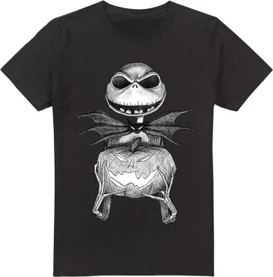 Immagine prodotto di The Nightmare Before Christmas - T-shirt da uomo TV4062 (S) (Nero)
