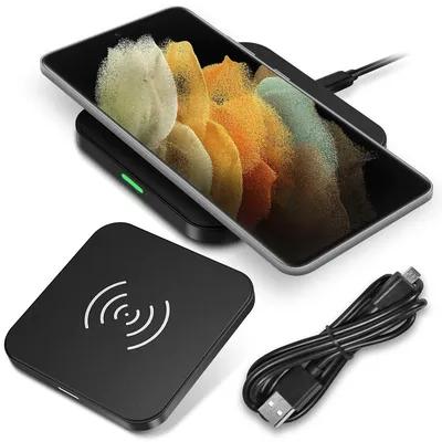 Produktbild von QI Wireless Schnell Ladegerät für Samsung Galaxy S21 Ultra Kabellos Ladestation