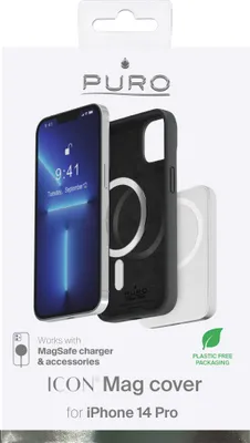 Productafbeelding van Puro Icon Mag Case iPhone 14 Pro, zwart