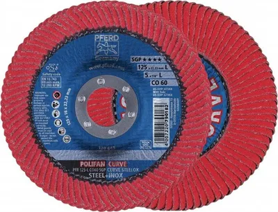Produktbild von PFERD 67689056, 12,5 cm, 2,22 cm, 12200 RPM, 60 g, 10 Stück(e)