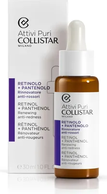 Zdjęcie produktu dla Collistar Attivi Puri Retinolo + Pantenolo Gocce, Kobiety, Skóra wrażliwa, Skóra uniwersalna, 30 ml