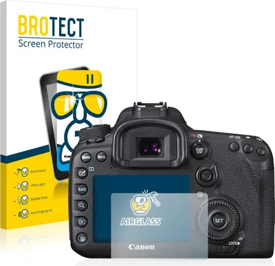 Produktbild von BROTECT Schutzglas für Canon EOS 7D Mark II Schutzfolie Panzer Folie Glas Display Schutz klar