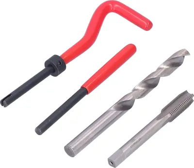Produktbild von 15-teiliges M9x1,25-mm-Gewindereparatureinsätze-Set, beschädigte Wiederherstellungswerkzeuge für die Autoreparatur