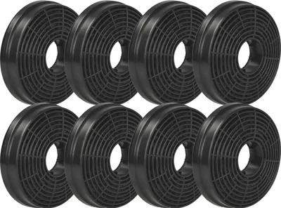 Produktbild von vhbw 8x Aktivkohlefilter Ersatz für PKM CF130 für Dunstabzugshaube - 10,5 cm