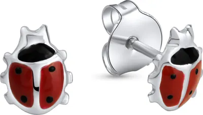 Produktbild von Zeeme for Kids Ohrringe 925/- Sterling Silber 0,8cm weiß 271220047R