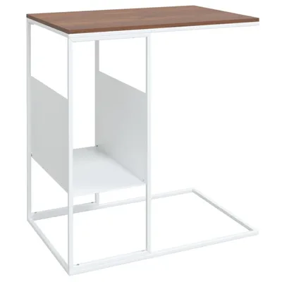 Zdjęcie produktu dla vidaXL Stolik boczny biały 55x36x59,5 cm materiał drewnopochodny