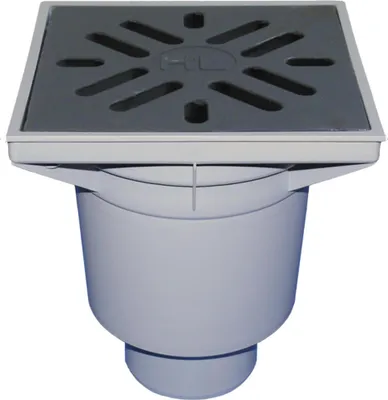Obrázok produktu pre Hutterer & Lechner HL606/1 Perfektný. DN110 drez 244x244 mm Kst./226x226mm Liatina s ochranou proti mrazu. GK, 1 ks.