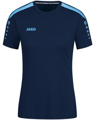 Produktbild von Jako Power Trikot Kurzarm Damen - Marine / Skyblue