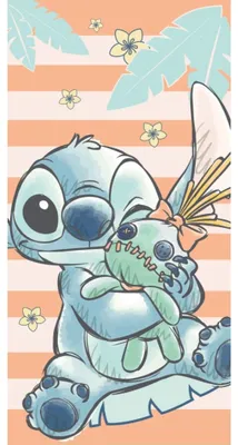Produktbild von Jerry Fabrics Handtuch Lilo und Stitch Tropische Umarmungen 70x140 cm