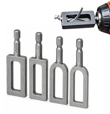 Productafbeelding van 4 stuks draadwervelgereedschap, 1/4 inch zeskantschacht