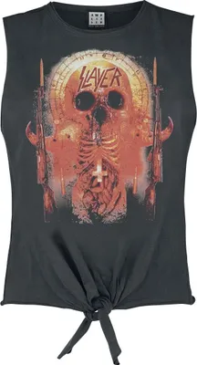 Produktbild von Slayer Top Damen Amplified Collection - Ribs charcoal XL