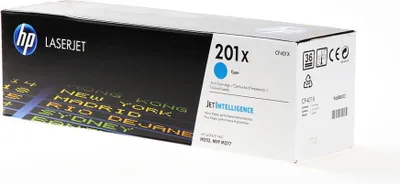 Produktbild von HP Toner CF401X 201X Cyan mit hoher Seitenleistung