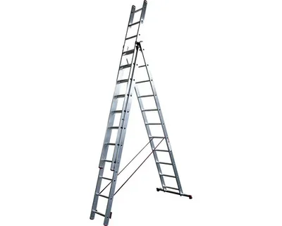 Produktbild von Hliníkový žebřík ALVE Helper 3 x 11 příček typ 6611