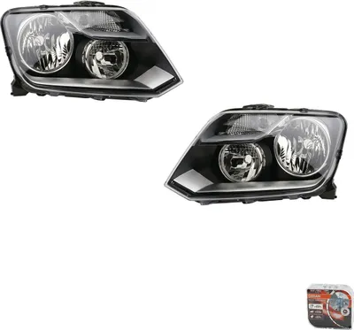 Immagine prodotto di Fari anteriori + lampadine Osram Night Breaker Laser, compatibili con VW Amarok dal 2013 al 2016, modello H15, set per lato sinistro e destro, codici 2H1941015M e 2H1941016M. Johns