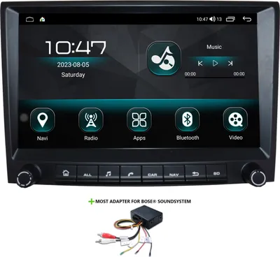 Produktbild von Für Porsche Cayman Boxster 911 997 BOSE 9" Touch Android Autoradio GPS Carplay