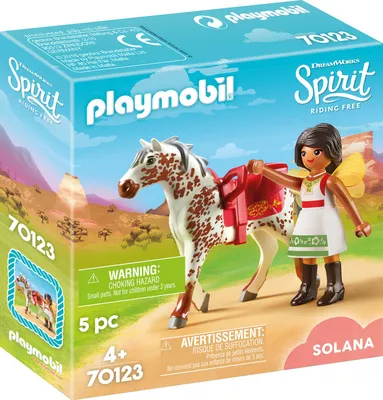 Produktbild von PLAYMOBIL Solana beim Voltigieren, 70123